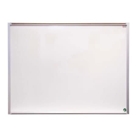 Marsh Industries, Inc Marsh Porcelain Pro-Lite Markerboard w/1" Map Rail, 144"W x 48"H, White PR412-1461-6100